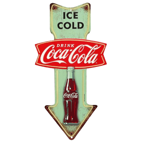 Vintage Coca-Cola Metal Sign